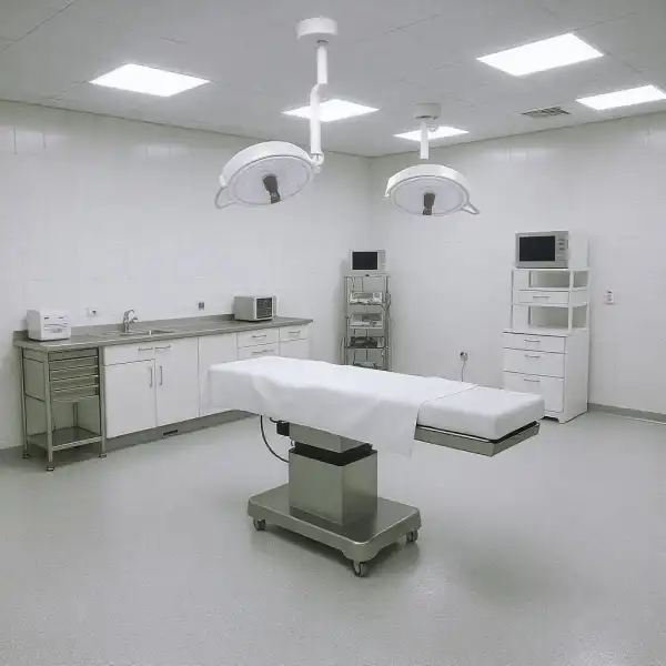 Операционный блок в клинике - после уборки